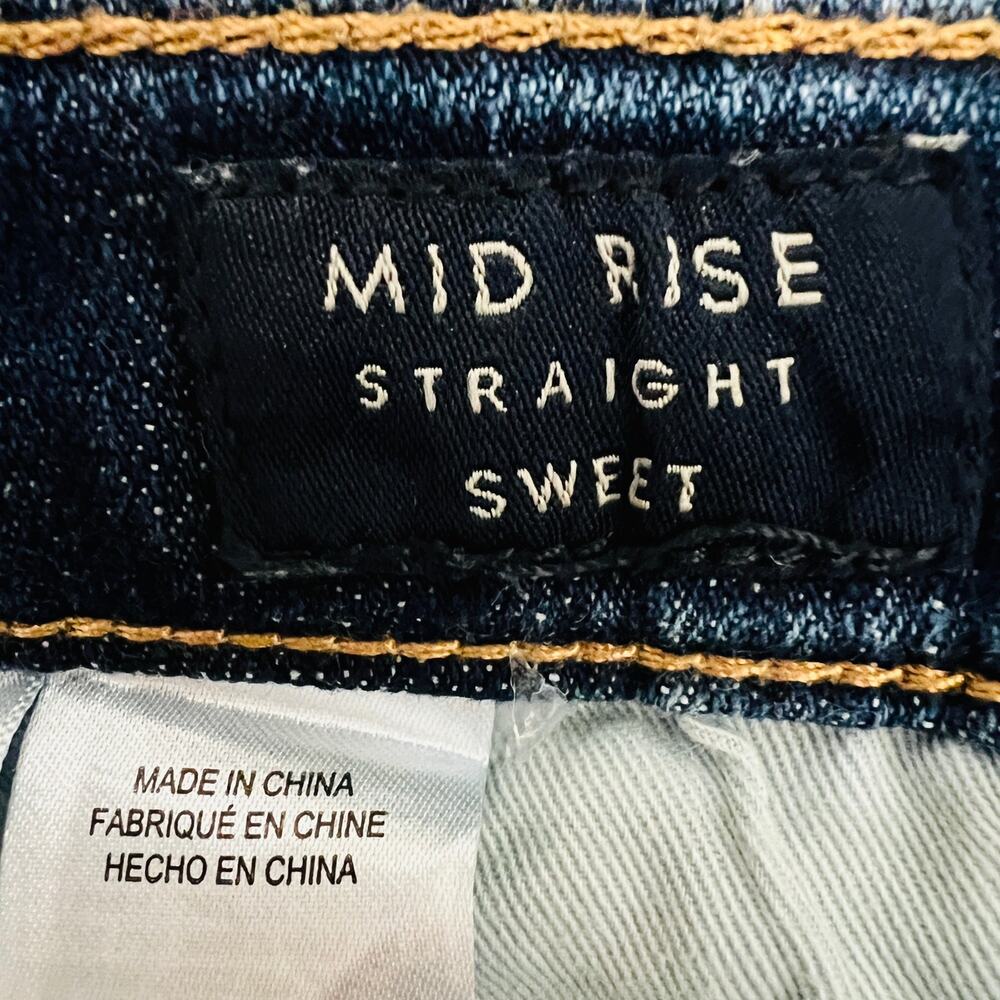 Lucky Brand Jeans Women's Size 8/29 Blue Mid Rise Straight Sweet Denim - Picture 9 of 14